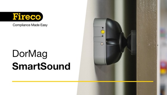 Fireco DorMag SmartSound Kablosuz Yangın Kapısı Tutucu Mıknatıs