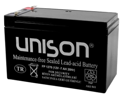 UNISON FB1270 12V 7Ah Kuru Akü