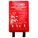 LOREX LR-FB1512B 150cm x 120cm Kutulu Yangın Battaniyesi