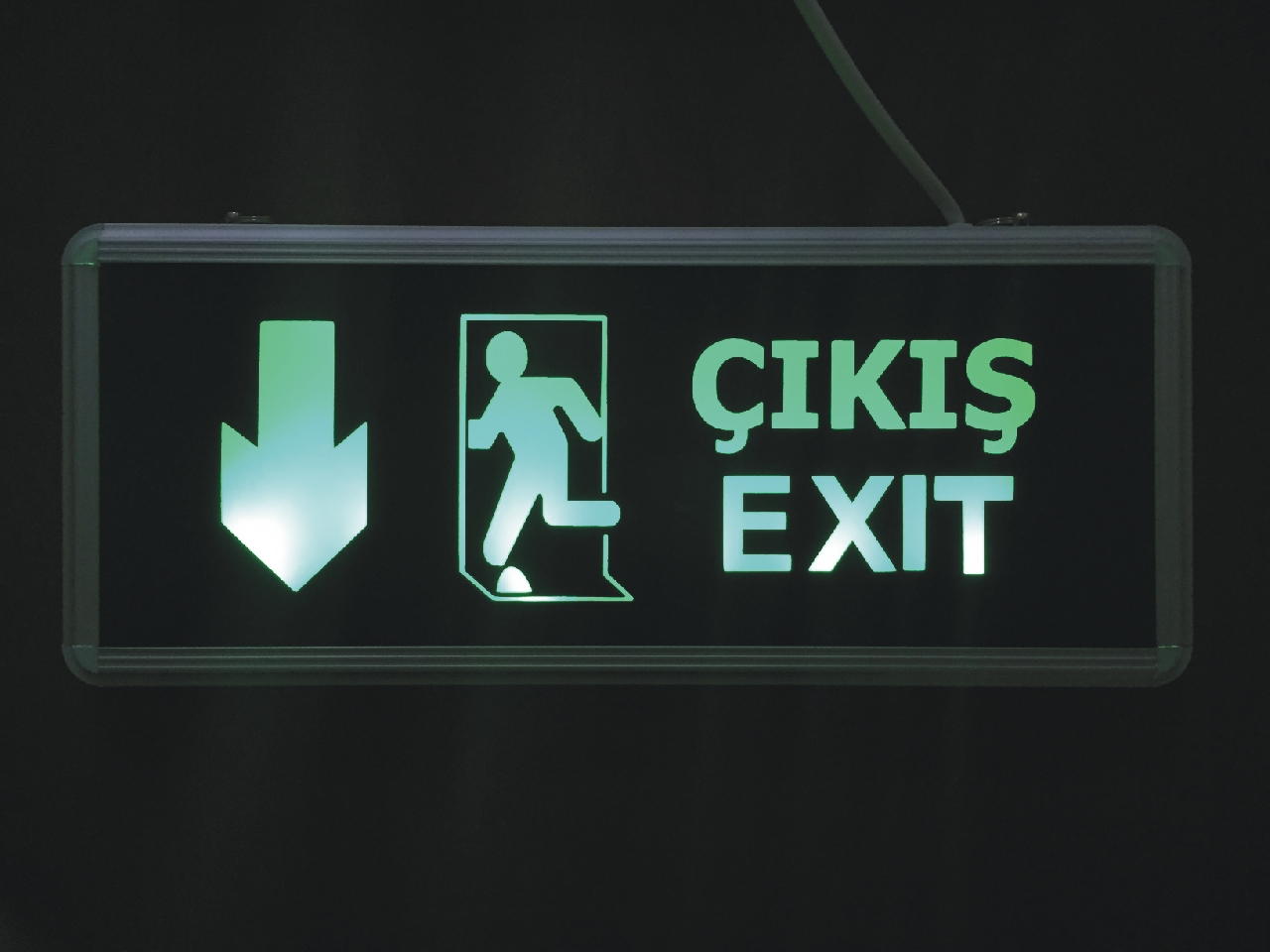 LOREX LR-EXITD Aşağı Yön Ledli Acil Durum – Exit Çıkış Yönlendirme Armatürü