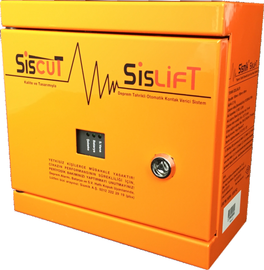 Sismik Sislift 4 Contact Output Seismic Sensor Earthquake Sensor