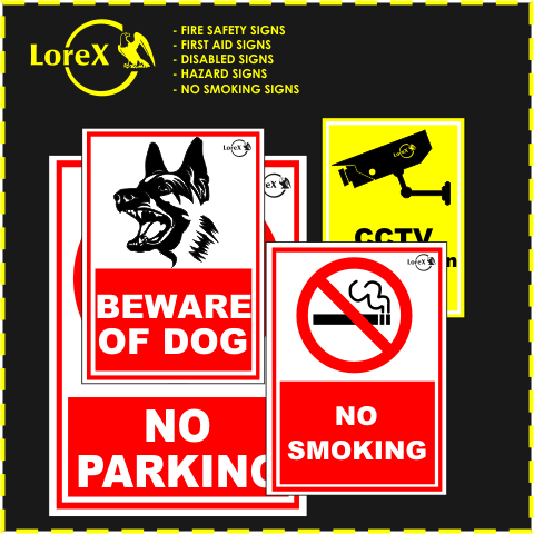 LOREX PVC safety signs